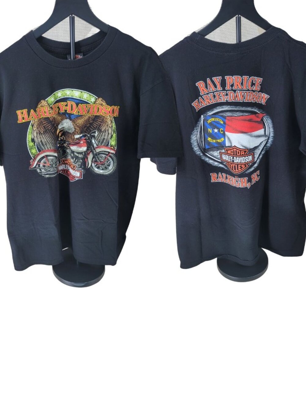 Ray Price Harley-Davidson 2012 Dealer Tee • Raleigh NC • Eagle Graphic Vintage